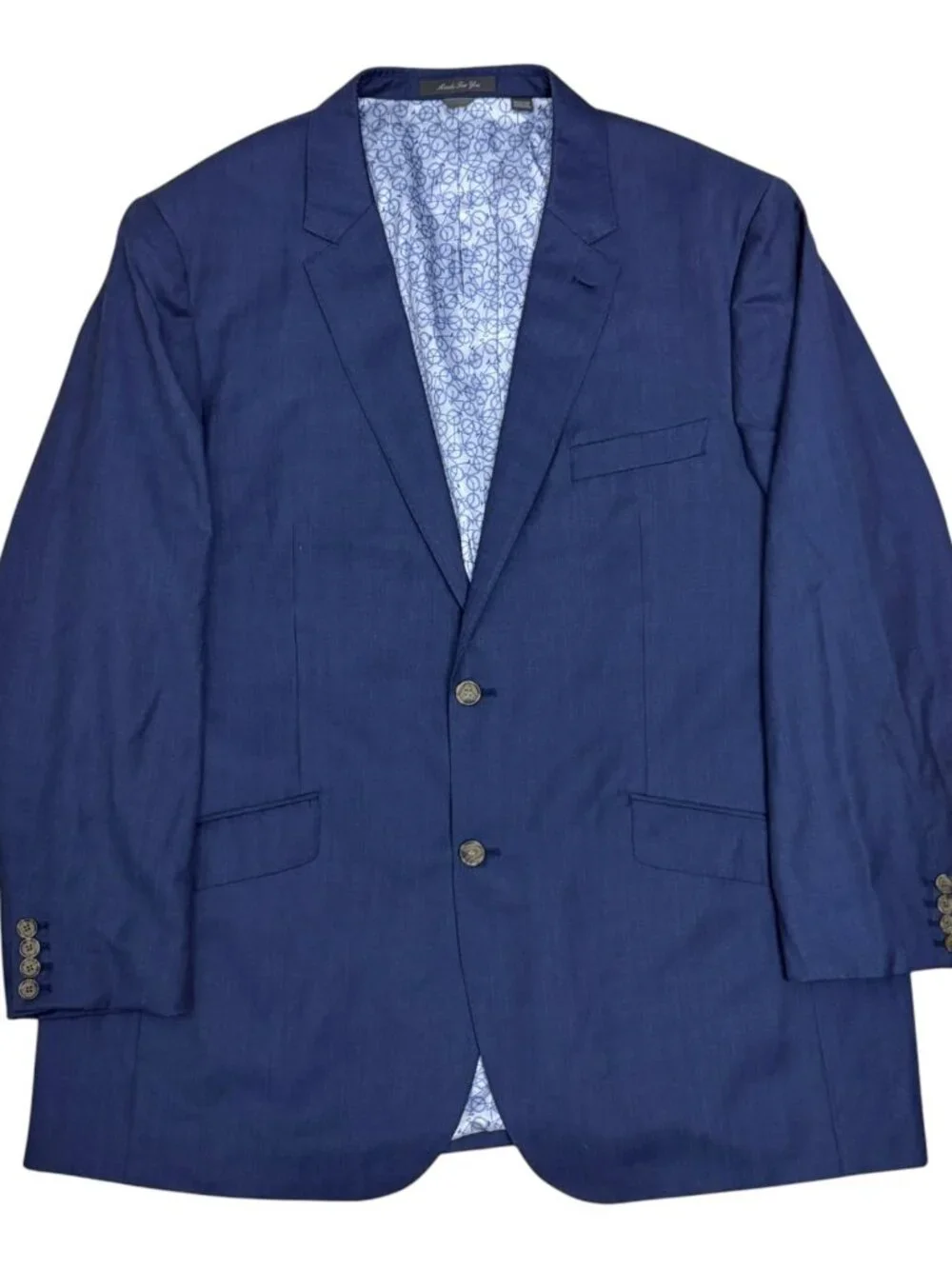 INDOCHINO WOOL Blazer Sport Coat Bicycle Luxury Business Formal Jacket Mens 48R